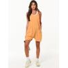 imageANRABESS Womens Rompers Summer Casual Loose Sleeveless Overalls Spaghetti Strap Shorts Jumpsuit 2025 Beach Vacation OutfitsLight Orange