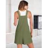 imageANRABESS Womens Short Overalls Summer Adjustable Strap Loose Fit Bib Shortalls Rompers Spring Travel Vacation ClothesArmy Green