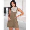 imageANRABESS Womens Short Overalls Summer Adjustable Strap Loose Fit Bib Shortalls Rompers Spring Travel Vacation ClothesCoffee