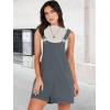 imageANRABESS Womens Short Overalls Summer Adjustable Strap Loose Fit Bib Shortalls Rompers Spring Travel Vacation ClothesGray Blue
