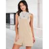 imageANRABESS Womens Short Overalls Summer Adjustable Strap Loose Fit Bib Shortalls Rompers Spring Travel Vacation ClothesKhaki