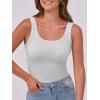 imageANRABESS Womens Sleeveless Scoop Neck Tank Top Ribbed Fitted Summer Basic Slim Cute Tops 2025Light Gray