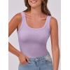 imageANRABESS Womens Sleeveless Scoop Neck Tank Top Ribbed Fitted Summer Basic Slim Cute Tops 2025Light Purple