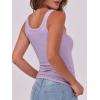 imageANRABESS Womens Sleeveless Scoop Neck Tank Top Ribbed Fitted Summer Basic Slim Cute Tops 2025Light Purple