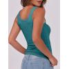 imageANRABESS Womens Sleeveless Scoop Neck Tank Top Ribbed Fitted Summer Basic Slim Cute Tops 2025Teal