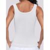imageANRABESS Womens Sleeveless Scoop Neck Tank Top Ribbed Fitted Summer Basic Slim Cute Tops 2025White