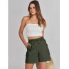 imageANRABESS Womens Summer Shorts 2025 Dressy Casual Hiking Cargo Shorts Trendy Outdoor Outfits 6 PocketsArmy Green