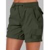 imageANRABESS Womens Summer Shorts 2025 Dressy Casual Hiking Cargo Shorts Trendy Outdoor Outfits 6 PocketsArmy Green