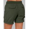 imageANRABESS Womens Summer Shorts 2025 Dressy Casual Hiking Cargo Shorts Trendy Outdoor Outfits 6 PocketsArmy Green