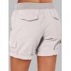 imageANRABESS Womens Summer Shorts 2025 Dressy Casual Hiking Cargo Shorts Trendy Outdoor Outfits 6 PocketsBeige