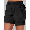 imageANRABESS Womens Summer Shorts 2025 Dressy Casual Hiking Cargo Shorts Trendy Outdoor Outfits 6 PocketsBlack