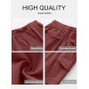 imageANRABESS Womens Summer Shorts 2025 Dressy Casual Hiking Cargo Shorts Trendy Outdoor Outfits 6 PocketsDeep Red