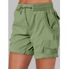 imageANRABESS Womens Summer Shorts 2025 Dressy Casual Hiking Cargo Shorts Trendy Outdoor Outfits 6 PocketsGreen