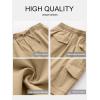 imageANRABESS Womens Summer Shorts 2025 Dressy Casual Hiking Cargo Shorts Trendy Outdoor Outfits 6 PocketsKhaki