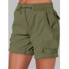 imageANRABESS Womens Summer Shorts 2025 Dressy Casual Hiking Cargo Shorts Trendy Outdoor Outfits 6 PocketsOlive