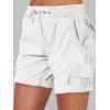 imageANRABESS Womens Summer Shorts 2025 Dressy Casual Hiking Cargo Shorts Trendy Outdoor Outfits 6 PocketsWhite