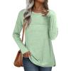 imageANRABESS Womens Long Sleeve T Shirts Split Side Tunic Tops 2025 Fall OutfitsLight Green