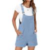 imageANRABESS Womens Short Overalls Summer Adjustable Strap Loose Fit Bib Shortalls Rompers Spring Travel Vacation ClothesBlue