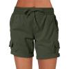 imageANRABESS Womens Summer Shorts 2025 Dressy Casual Hiking Cargo Shorts Trendy Outdoor Outfits 6 PocketsArmy Green