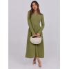 imageANRABESS Long Sleeve Midi Dresses for Women 2025 Fall Fashion Casual Rib Knit Patchwork Tight Top Modest Flowy Dress PocketOlive Green
