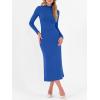 imageANRABESS Women Long Sleeve Bodycon Dress Fall 2025 Mock Neck Formal Elegant Party Wedding Guest Cocktail Long Maxi DressesRoyal Blue