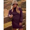 imageANRABESS Women Long Sleeve Turtle Mock Neck Rib Knit Stretch Slim Fitted Bodycon Sweater Mini Short Dress 2025 Fall OutfitsDeep Purple