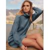 imageANRABESS Women Oversized Sweater Dress Turtleneck Batwing Long Sleeve Ribbed Knit Loose 2025 Fall Winter Casual Short DressNavyblue