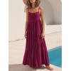 imageANRABESS Women Summer Casual Loose Sleeveless Sundress Spaghetti Strap Flowy Boho Linen Beach Vacation Maxi Long DressBrick Red
