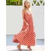imageANRABESS Women Summer Casual Loose Sleeveless Sundress Spaghetti Strap Flowy Boho Linen Beach Vacation Maxi Long DressFloral Orange