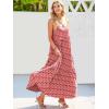 imageANRABESS Women Summer Casual Loose Sleeveless Sundress Spaghetti Strap Flowy Boho Linen Beach Vacation Maxi Long DressFloral Red White