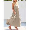 imageANRABESS Women Summer Casual Loose Sleeveless Sundress Spaghetti Strap Flowy Boho Linen Beach Vacation Maxi Long DressGray
