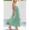 imageANRABESS Women Summer Casual Loose Sleeveless Sundress Spaghetti Strap Flowy Boho Linen Beach Vacation Maxi Long DressLake
