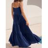 imageANRABESS Women Summer Casual Loose Sleeveless Sundress Spaghetti Strap Flowy Boho Linen Beach Vacation Maxi Long DressNavy Blue