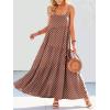 imageANRABESS Women Summer Casual Loose Sleeveless Sundress Spaghetti Strap Flowy Boho Linen Beach Vacation Maxi Long DressPrint Brown