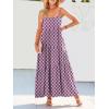 imageANRABESS Women Summer Casual Loose Sleeveless Sundress Spaghetti Strap Flowy Boho Linen Beach Vacation Maxi Long DressPrint Floral Purple
