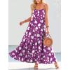 imageANRABESS Women Summer Casual Loose Sleeveless Sundress Spaghetti Strap Flowy Boho Linen Beach Vacation Maxi Long DressPrint Purple