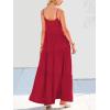 imageANRABESS Women Summer Casual Loose Sleeveless Sundress Spaghetti Strap Flowy Boho Linen Beach Vacation Maxi Long DressWine Red