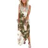 imageANRABESS Women Summer Maxi Dress Beach Vacation Sundress Sleeveless Casual Loose Shirt Dresses 2025 Travel OutfitsBrownbeige