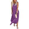 imageANRABESS Women Summer Maxi Dress Beach Vacation Sundress Sleeveless Casual Loose Shirt Dresses 2025 Travel OutfitsFloral Purple
