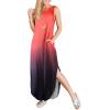 imageANRABESS Women Summer Maxi Dress Beach Vacation Sundress Sleeveless Casual Loose Shirt Dresses 2025 Travel OutfitsGradual Red