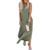 imageANRABESS Women Summer Maxi Dress Beach Vacation Sundress Sleeveless Casual Loose Shirt Dresses 2025 Travel OutfitsOlive