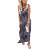 imageANRABESS Women Summer Maxi Dress Beach Vacation Sundress Sleeveless Casual Loose Shirt Dresses 2025 Travel OutfitsPrint Dark