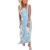 imageANRABESS Women Summer Maxi Dress Beach Vacation Sundress Sleeveless Casual Loose Shirt Dresses 2025 Travel OutfitsSky Floral