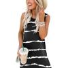 imageANRABESS Women Summer Maxi Dress Beach Vacation Sundress Sleeveless Casual Loose Shirt Dresses 2025 Travel OutfitsStripe Black White