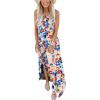 imageANRABESS Women Summer Maxi Dress Beach Vacation Sundress Sleeveless Casual Loose Shirt Dresses 2025 Travel OutfitsTie Dy Rainbow