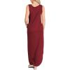 imageANRABESS Women Summer Maxi Dress Beach Vacation Sundress Sleeveless Casual Loose Shirt Dresses 2025 Travel OutfitsWinered