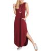 imageANRABESS Women Summer Maxi Dress Beach Vacation Sundress Sleeveless Casual Loose Shirt Dresses 2025 Travel OutfitsWinered