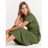 imageANRABESS Womens 2025 Summer Casual Maxi Dress A line Tiered Flowy Short Sleeve Crewneck T Shirt Beach Travel Long DressesArmy Green