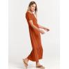 imageANRABESS Womens 2025 Summer Casual Maxi Dress A line Tiered Flowy Short Sleeve Crewneck T Shirt Beach Travel Long DressesBrick Red