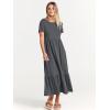 imageANRABESS Womens 2025 Summer Casual Maxi Dress A line Tiered Flowy Short Sleeve Crewneck T Shirt Beach Travel Long DressesGray Blue
